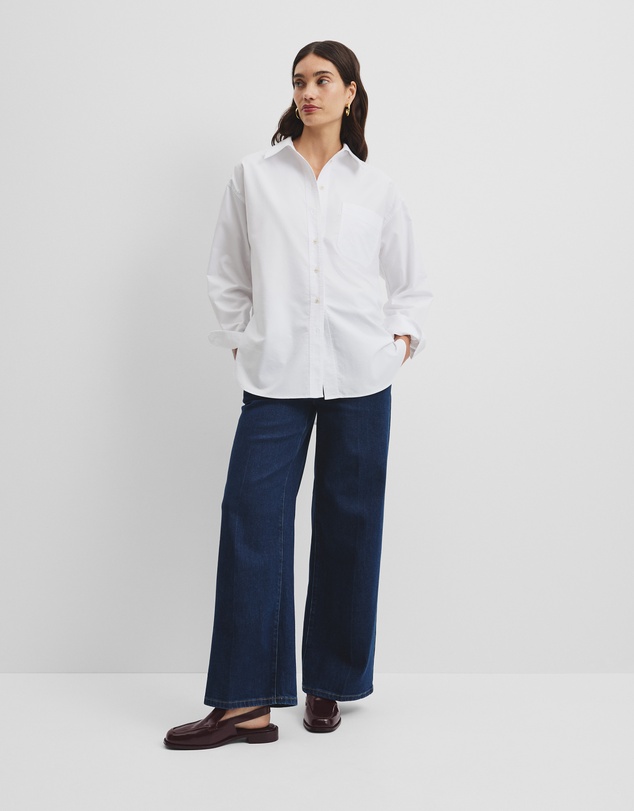 Country Road - Oversized Australian Cotton Oxford Shirt