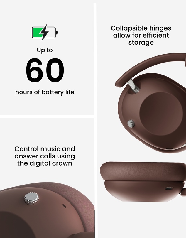 Sudio - K3 Pro - Wireless Active Noise Cancelling Over-Ear Headphones with Powerful Bass & All-Day Comfort