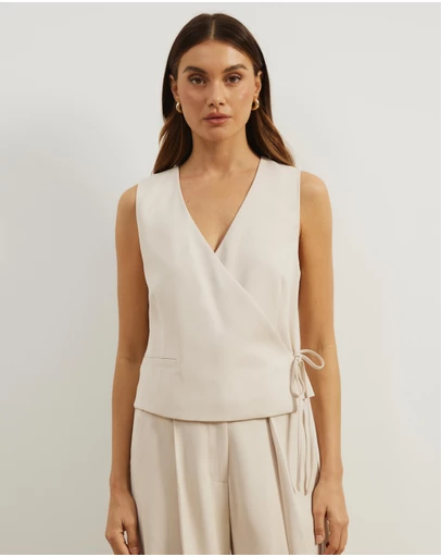 Atmos&Here - Freida Wrap Vest Top