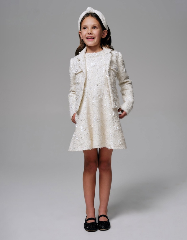Bardot Junior - Yve Boucle Mini Dress - Kids-Teens