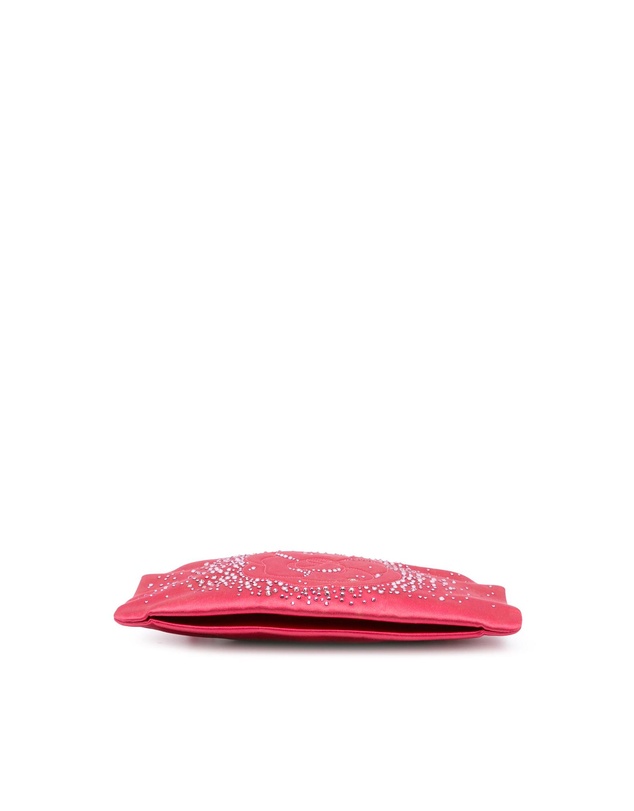 Pre-Loved by Azura Reborn - Pre-Loved chanel Camelia Clutch CrystalEmbellished