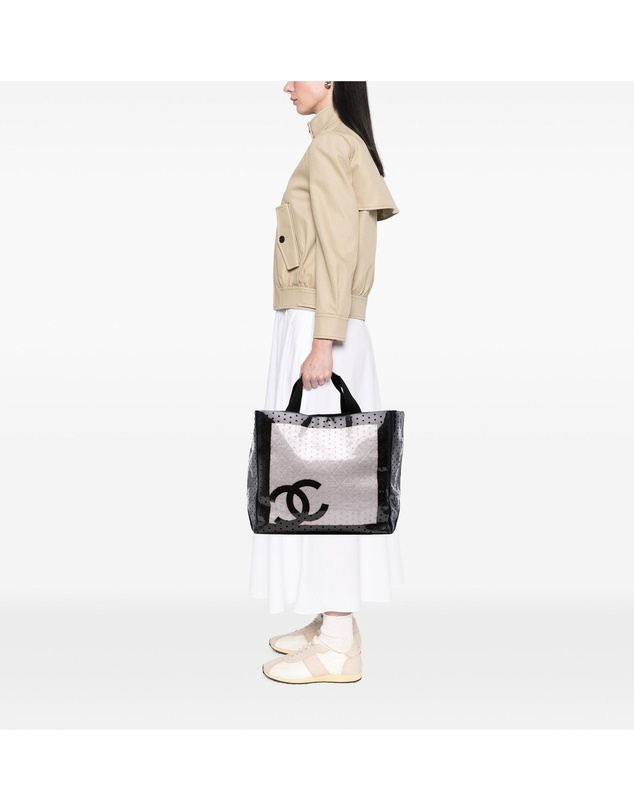 Pre-Loved by Azura Reborn - Pre-Loved CC Quilted Cotton and PVC Punching Tote