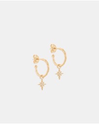 By Charlotte - Gold Starlight Hoops