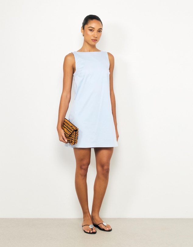 AERE - Vaila Cotton Mini Shift Dress