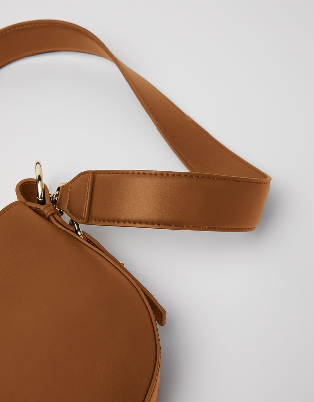 Mon Purse - Smooth Leather Saddle Bag