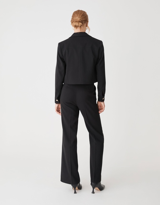 Forcast - Sadie Patch Pocket Crop Jacket