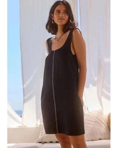 NEXT - Premium 100% Linen Mini Dress