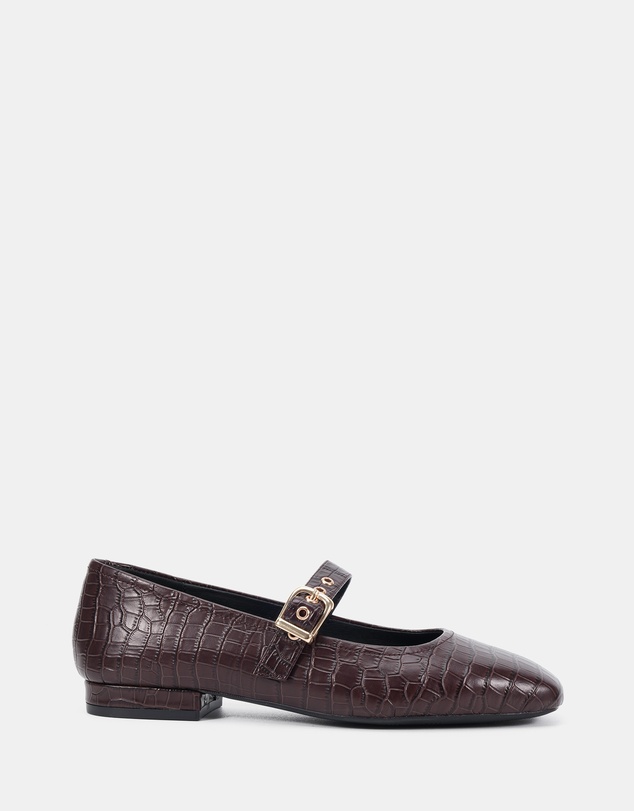 Clarks - Maria Brown Croc