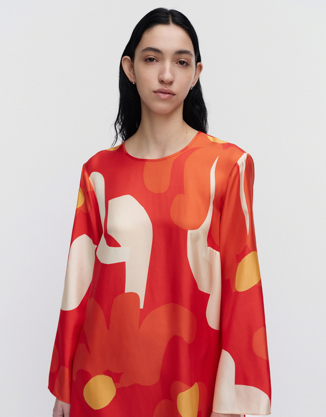 Marimekko - Keskenään Kukkahattu Dress