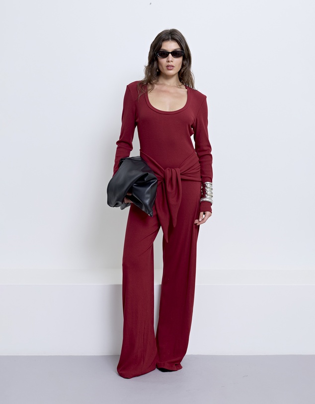 PFEIFFER - Biscayne Jumpsuit Sangria