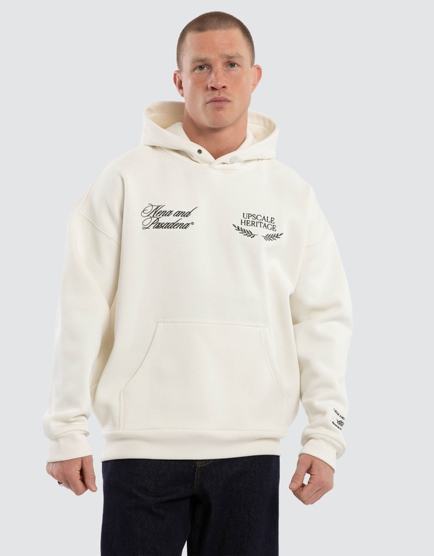 Nena & Pasadena - Etiquette Box Fit Hoodie