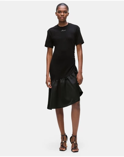 Karl Lagerfeld - Frill T-Shirt Dress