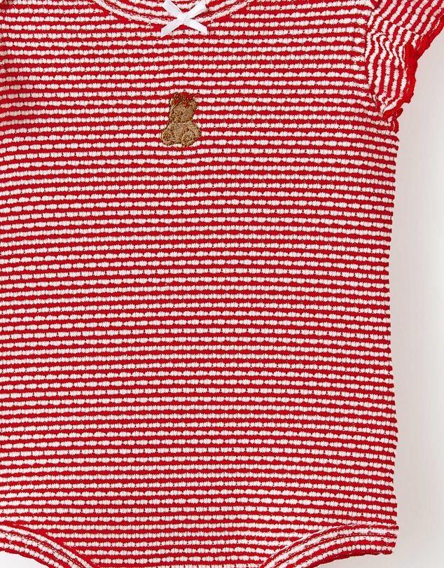 Cotton On Kids - Organic Pointelle Flutter Bubbysuit