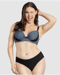 Parfait - Casey Denim Wired Plunge T-Shirt Bra