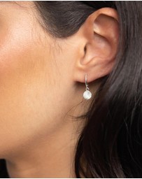 Lovisa - Sterling Silver Etched Huggie Hoop Earrings