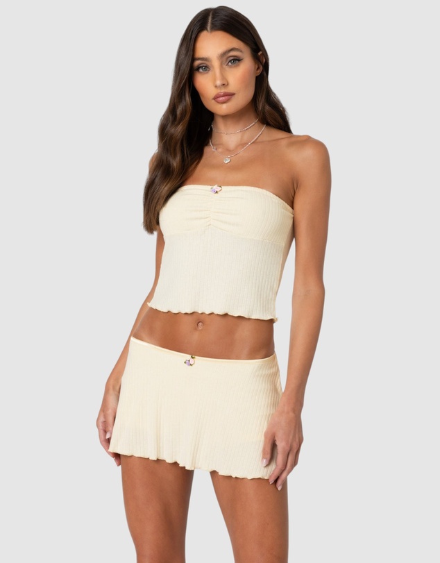 EDIKTED - Dosina Pointelle Tube Top