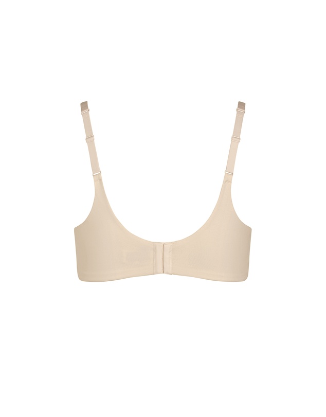 City Chic - Smooth & Chic Cotton T-Shirt Bra - Latte