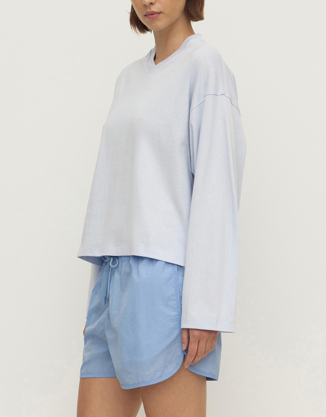 Assembly Label - Stella V-Neck Oversized LS Tee