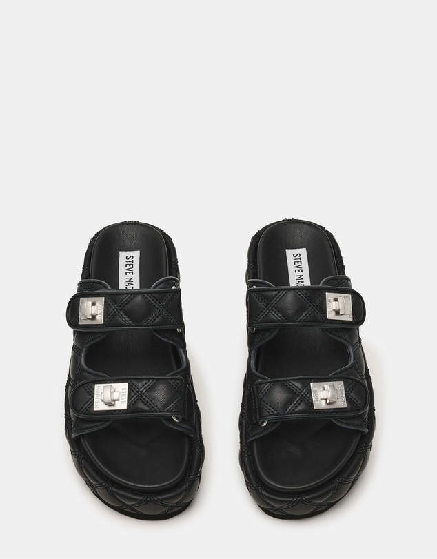 Steve Madden - Big Bang Black Sandals