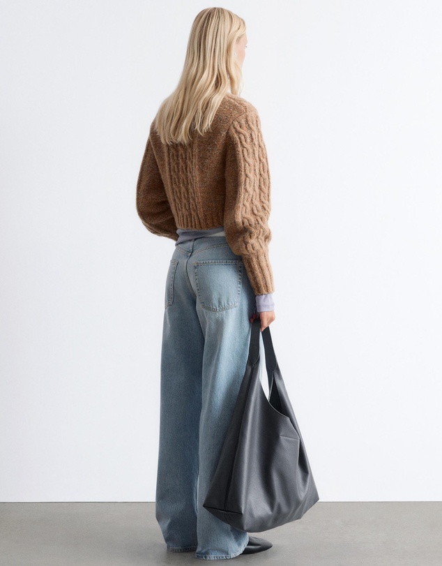 & Other Stories - Alpaca-Blend Cable-Knit Cardigan