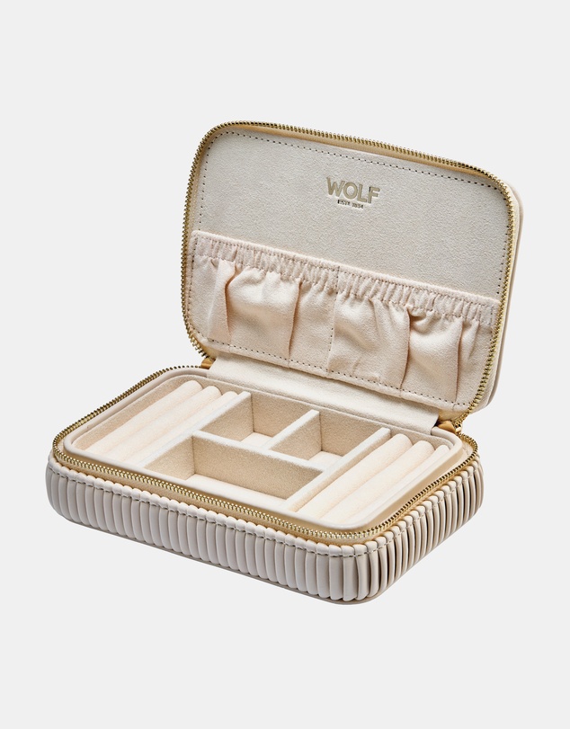 Wolf - Wolf Bella Travel Zip Case Bone