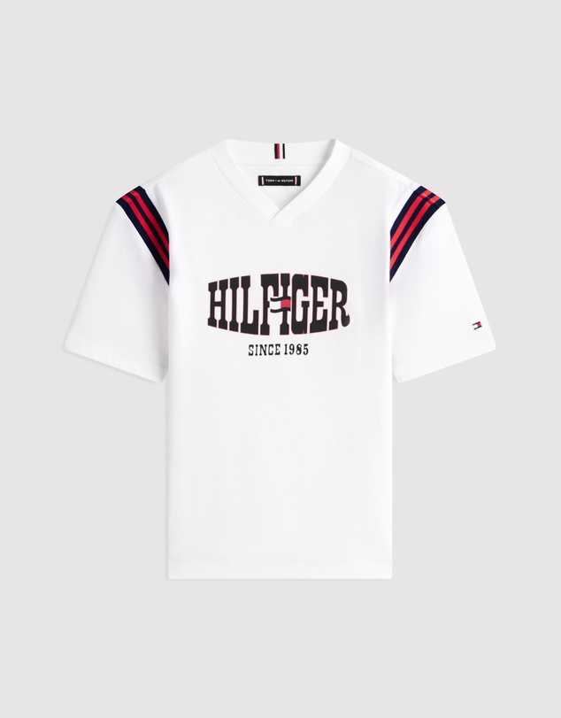 Tommy Hilfiger - Boys Logo Jersey V-Neck T-Shirt - Teens