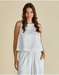 Betty Basics - Copacabana Shell Top