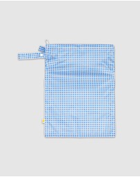 Tyoub - Tyoub Stay-dry Zip Wet Bag Blue Gingham