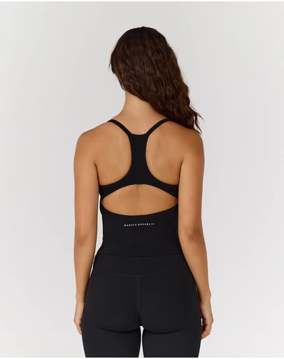 Muscle Republic - Aire Keyhole Racer Back Top