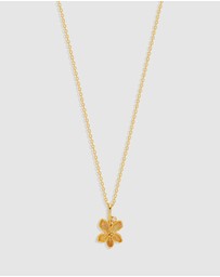 By Charlotte - Violet February Birth Flower Necklace