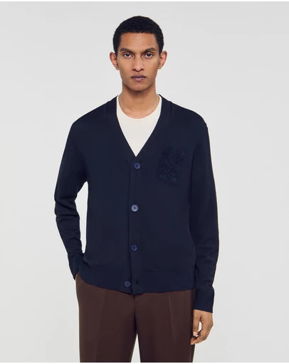 Sandro - Big 4S Rope Cardigan