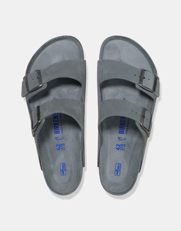 Birkenstock - Arizona SFB Tonal Footbed Suede Leather Narrow - Unisex
