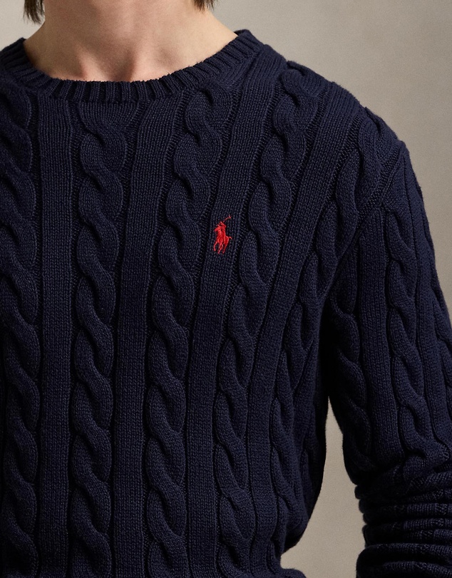 Polo Ralph Lauren - ICONIC EXCLUSIVE - Driver Cable Knit Long Sleeve Sweater