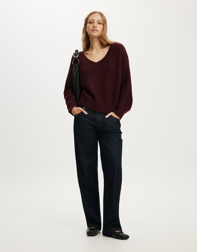 Cotton On - Softest Luxe Slouchy V Knit