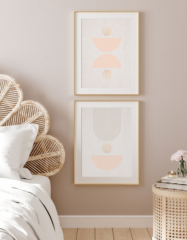 Olive et Oriel - Bohemian Abstract II Art Print