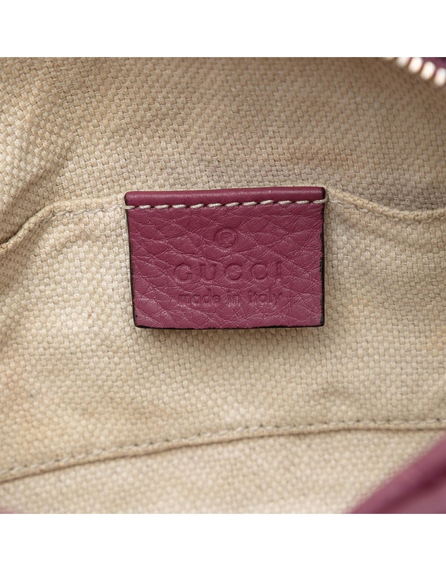 Pre-Loved by Azura Reborn - Pre-Loved Mini Pebbled Calfskin Soho Chain Crossbody