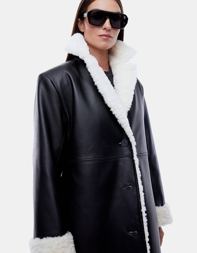 ENA PELLY - Jamie Leather Coat