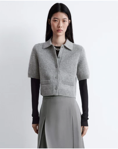 & Other Stories - Knitted Short-Sleeve Cardigan