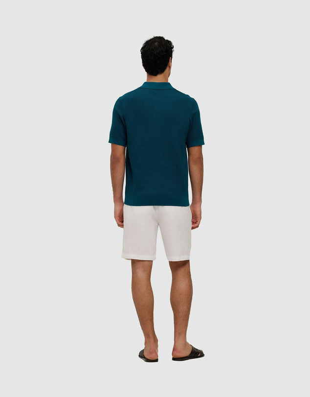 Trenery - Cotton Texture Knit Polo