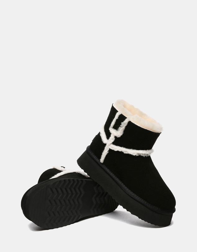 EVERAU - EverAU Ugg Schunck Platform Cow Suede Upper UGG Boots