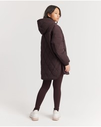 Country Road - Teen Recycled Nylon Oversized Quilt Puffer