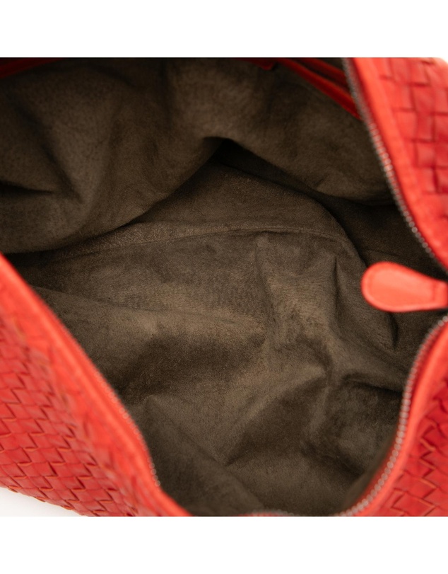 Pre-Loved by Azura Reborn - Pre-Loved Large Nappa Intrecciato Belly Hobo