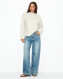 Dazie - Talia Fluffy Knit Jumper