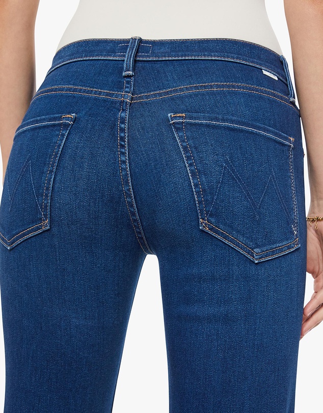 MOTHER - The Mid Rise Rambler Zip Flood Jeans