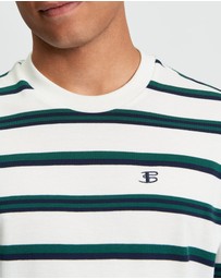 Ben Sherman - Textured Stripe Tee