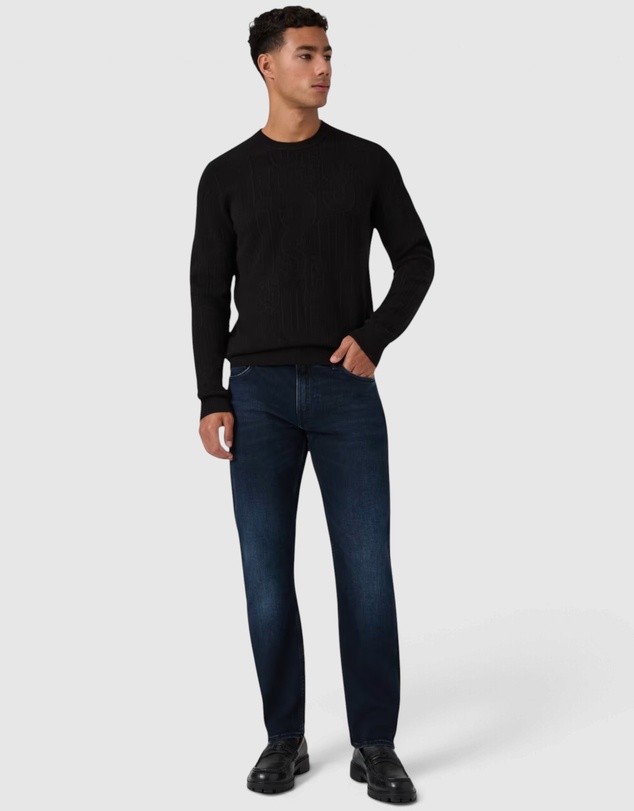 GUESS - Mide-Rise Angels Straight Leg Jeans