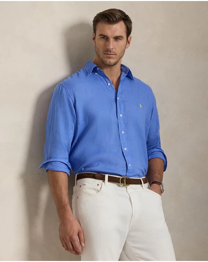 Polo Ralph Lauren - Big & Tall - Linen Shirt - ICONIC EXCLUSIVE