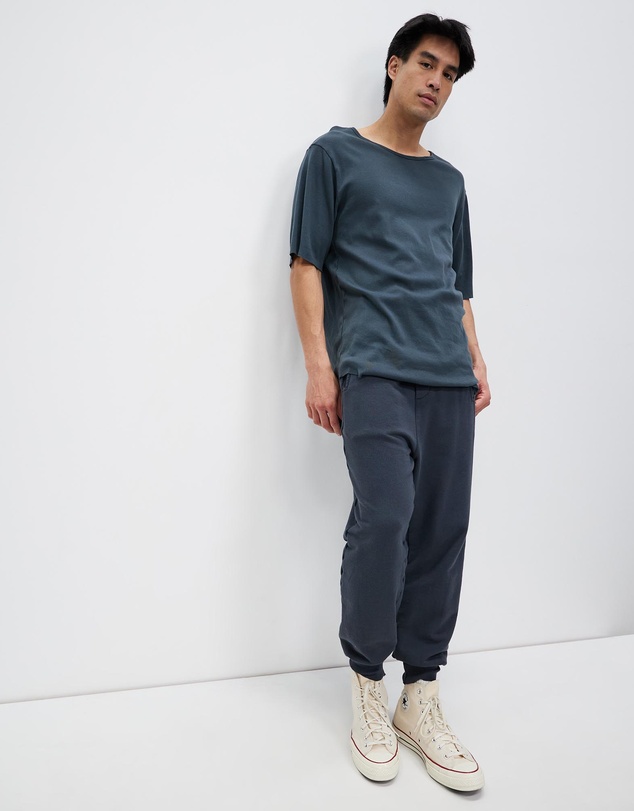 Surrounded By Ghosts - The Devilline Curved Hem Rib Knit T-Shirt