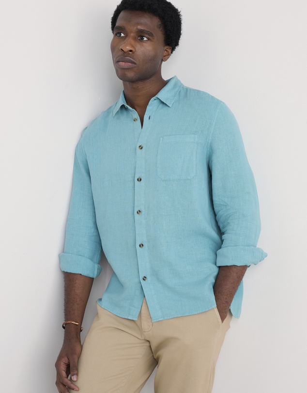 Seasalt - Seasalt Cornwall Teal Curator Shirt