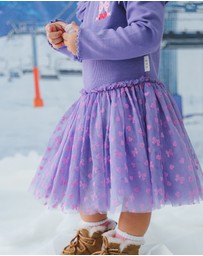 Huxbaby - Cherry Embroidered Tulle Dress - ICONIC EXCLUSIVE - Babies-Kids